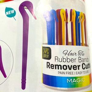 Hair Tie Rubber Bands Remover Cutter by Magic Collection 1 piece brand new